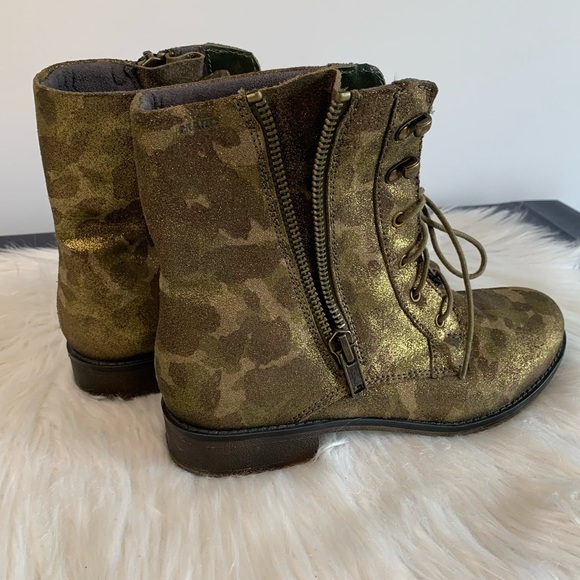 Marc Art of Walking Camouflage Lace-Up Ankle Boots - Picture 5 of 9